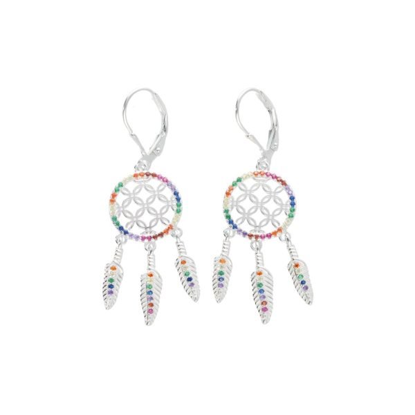 ARO LARGO ATRAPASUEÑOS MICROCIRCÓN CON BROCHE