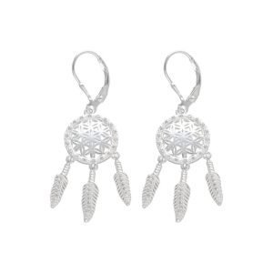 ARO LARGO ATRAPASUEÑOS MICROCIRCÓN CON BROCHE