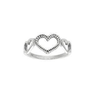 ANILLO CORAZONES ENVEJECIDO