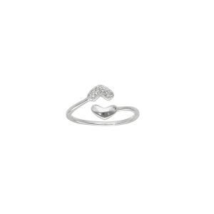 ANILLO CORAZÓN MICROCIRCÓN AJUSTABLE