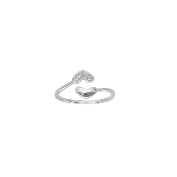 ANILLO CORAZÓN MICROCIRCÓN AJUSTABLE
