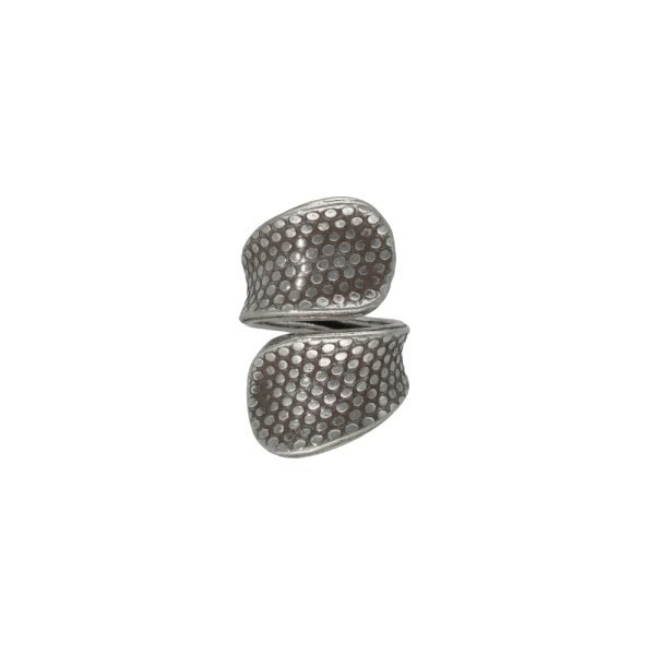 ANILLO PUNTOS ENVOLVENTE HECHO A MANO - Imagen 2