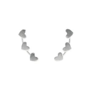 ARO PEGADO CORAZÓN TRIPLE