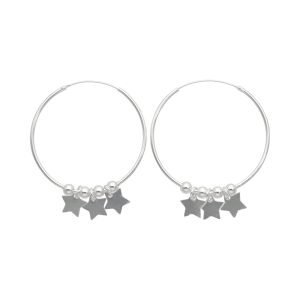 ARGOLLA CON ESTRELLAS COLGANDO 4.8