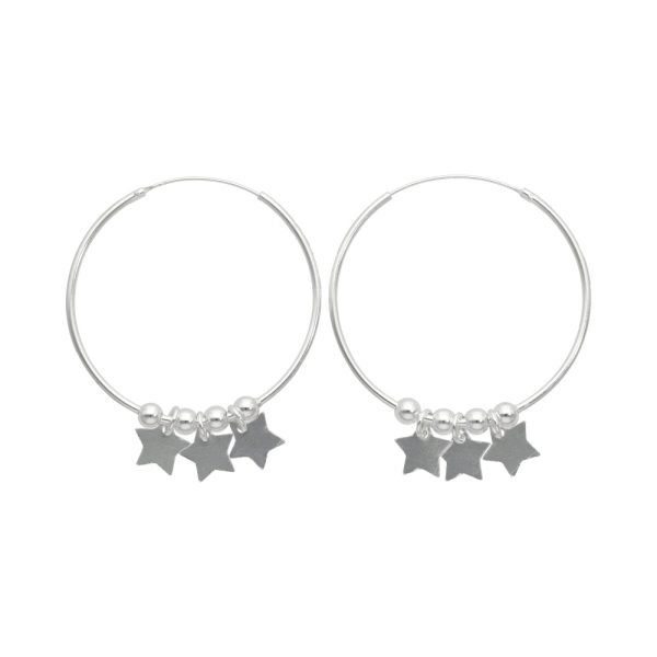 ARGOLLA CON ESTRELLAS COLGANDO 4.8