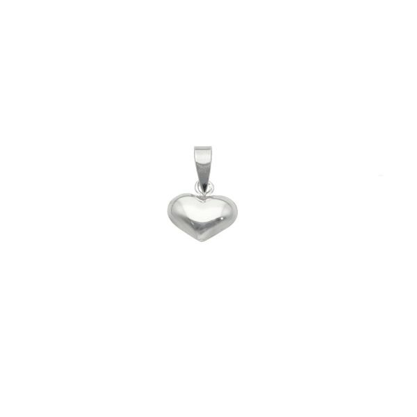 COLGANTE CORAZÓN PLATA INFLADA