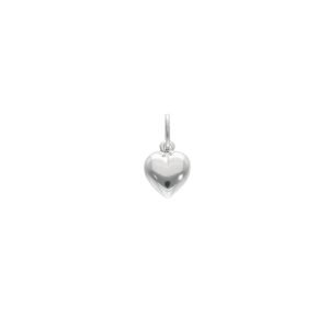 COLGANTE CORAZÓN PLATA INFLADA