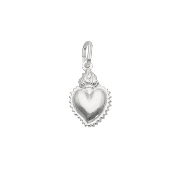 COLGANTE CORAZÓN DETENTE PLATA INFLADA