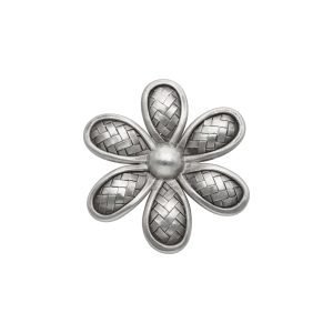 COLGANTE FLOR TEJIDA HECHO A MANO