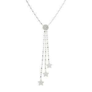 COLLAR TRES ESTRELLAS SATINADAS