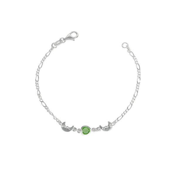 PULSERA LUNAS, CORAZÓN, CIRCÓN