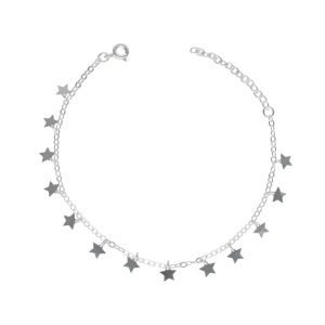 PULSERA ESTRELLAS COLGANTES