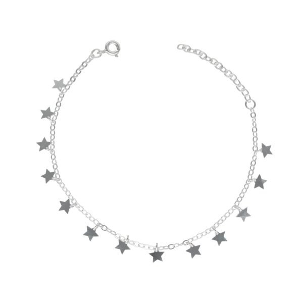 PULSERA ESTRELLAS COLGANTES