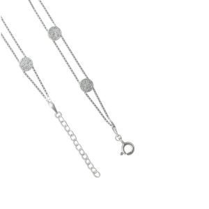 PULSERA DOBLE ESFERAS SATINADAS