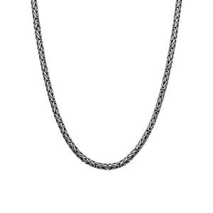 CADENA CAMINO DEL INCA PLATA ENVEJECIDA 2.4 MM-18.4 GR