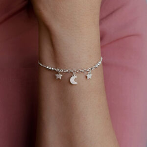 PULSERA AJUSTABLE LUNA ESTRELLA