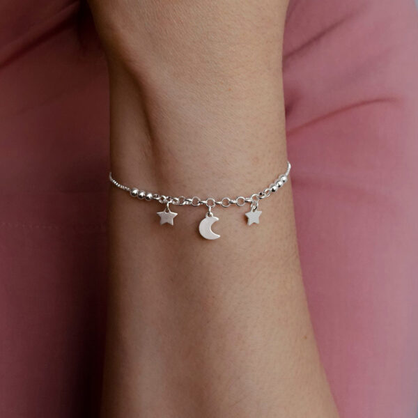 PULSERA AJUSTABLE LUNA ESTRELLA