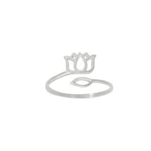 ANILLO FLOR DE LOTO AJUSTABLE