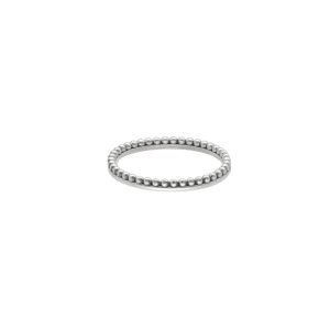 ANILLO BOLITAS PLATA ENVEJECIDA