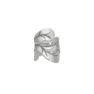 ANILLO AJUSTABLE HOJA HECHO A MANO