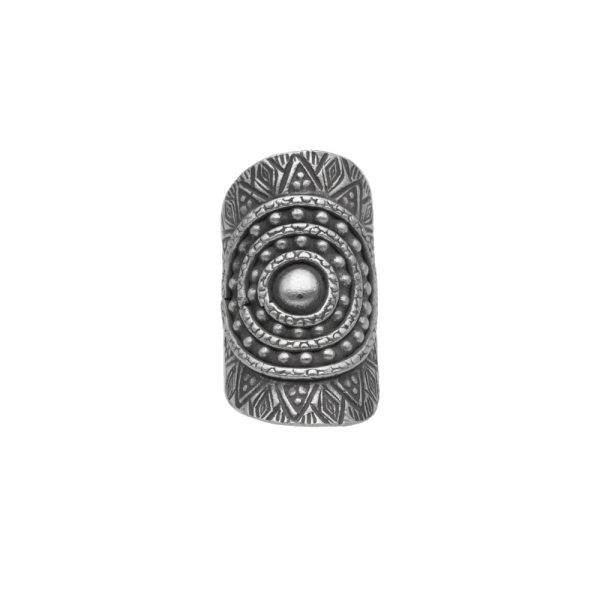 ANILLO AJUSTABLE SOL ESPIRAL HECHO A MANO