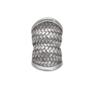 ANILLO AJUSTABLE TRENZADO CURVO HECHO A MANO