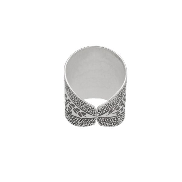ANILLO ESPIGAS CRUZADAS HECHO A MANO - Imagen 2