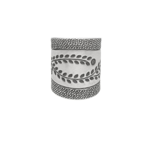 ANILLO ESPIGAS CRUZADAS HECHO A MANO