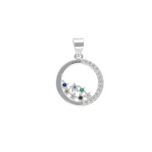 COLGANTE ESTRELLA MICROCIRCÓN MULTICOLOR
