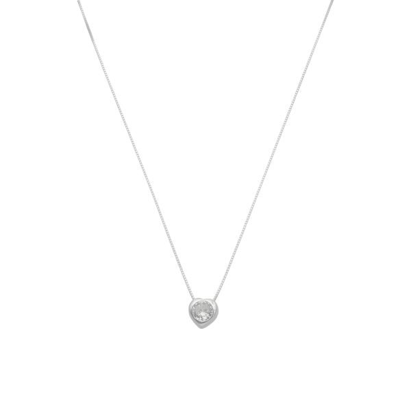 COLLAR PUNTO DE LUZ CORAZÓN 8.0 MM