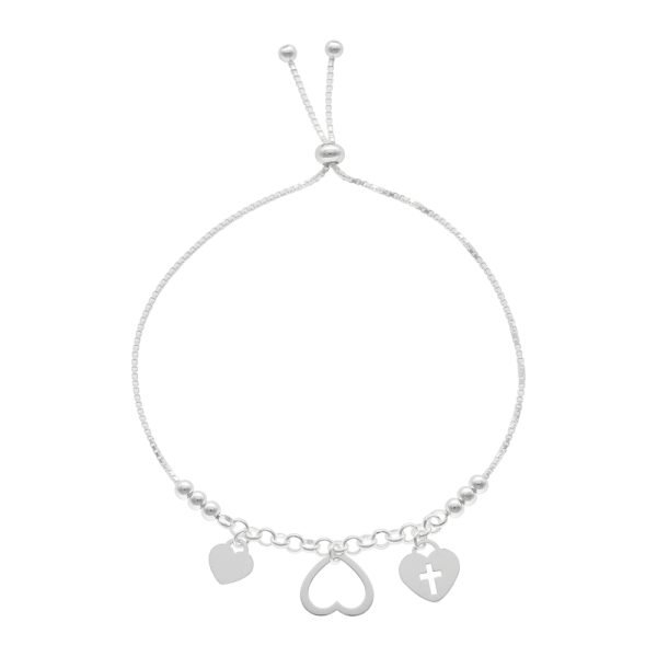 PULSERA AJUSTABLE CORAZONES
