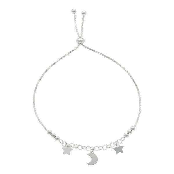 PULSERA AJUSTABLE LUNA ESTRELLA