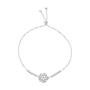 PULSERA AJUSTABLE FLOR CALADA
