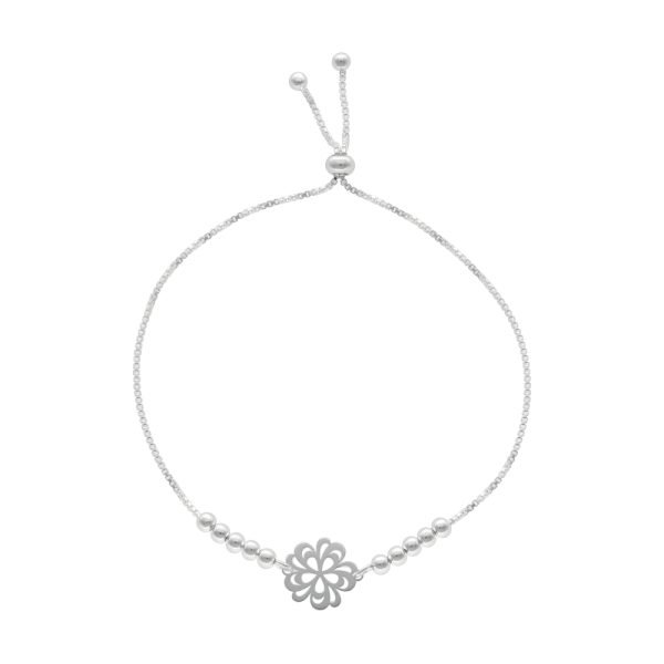 PULSERA AJUSTABLE FLOR CALADA