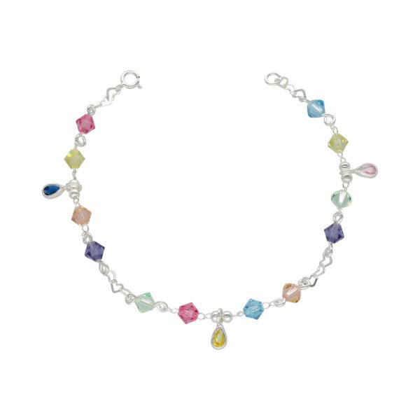 PULSERA CIRCONES MULTICOLOR