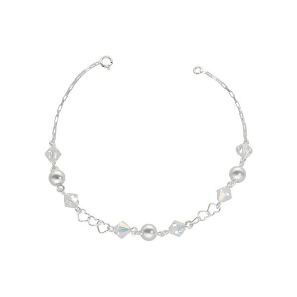 PULSERA CORAZÓN ENTRELAZADO CIRCÓN