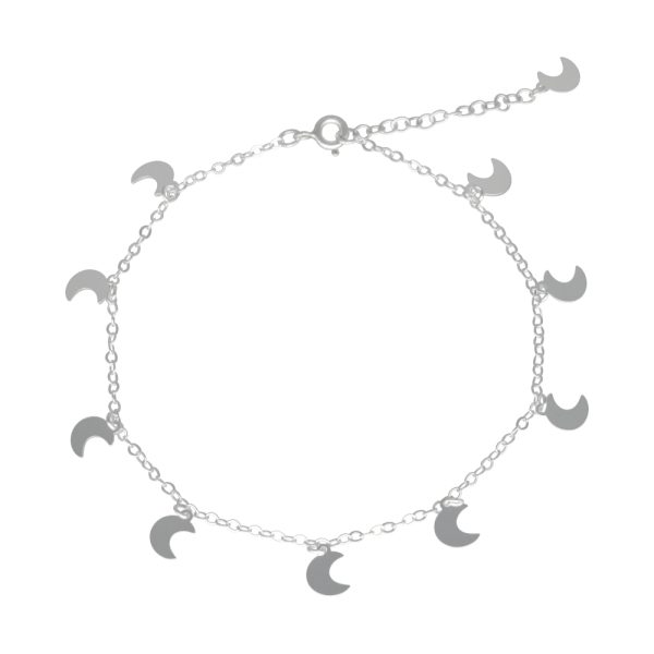 TOBILLERA CON LUNAS COLGANTES