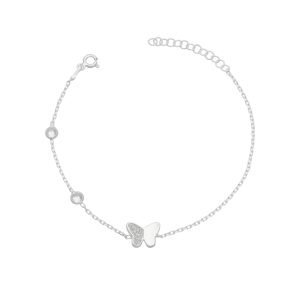 PULSERA MARIPOSA CIRCONES