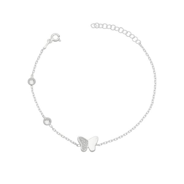 PULSERA MARIPOSA CIRCONES