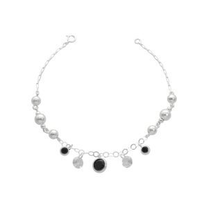 PULSERA BOLITAS CIRCONES