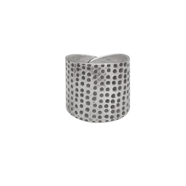 ANILLO PUNTOS HECHO A MANO
