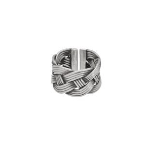 ANILLO TRENZADO HECHO A MANO