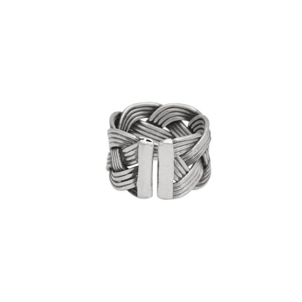 ANILLO TRENZADO HECHO A MANO - Imagen 2