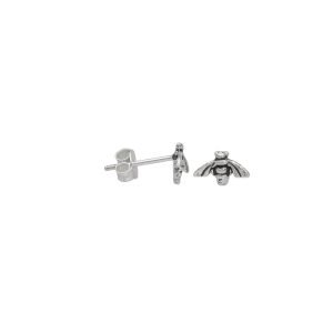 ARO ABEJA MINIATURA PLATA ENVEJECIDA
