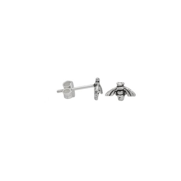 ARO ABEJA MINIATURA PLATA ENVEJECIDA