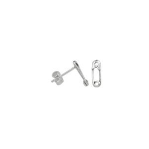 ARO ALFILER MINIATURA PLATA ENVEJECIDA