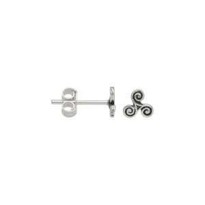 ARO TRISQUEL MINIATURA PLATA ENVEJECIDA