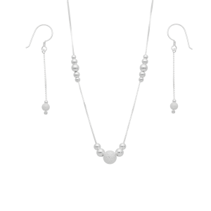 CONJUNTO BOLITAS SATINADAS  LISAS