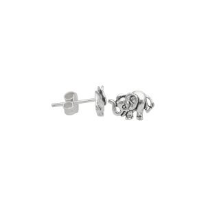 ARO ELEFANTE MINIATURA PLATA ENVEJECIDA