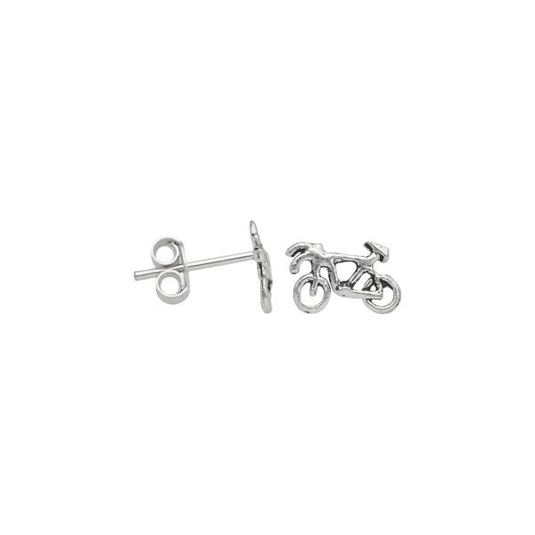ARO BICICLETA MINIATURA PLATA ENVEJECIDA